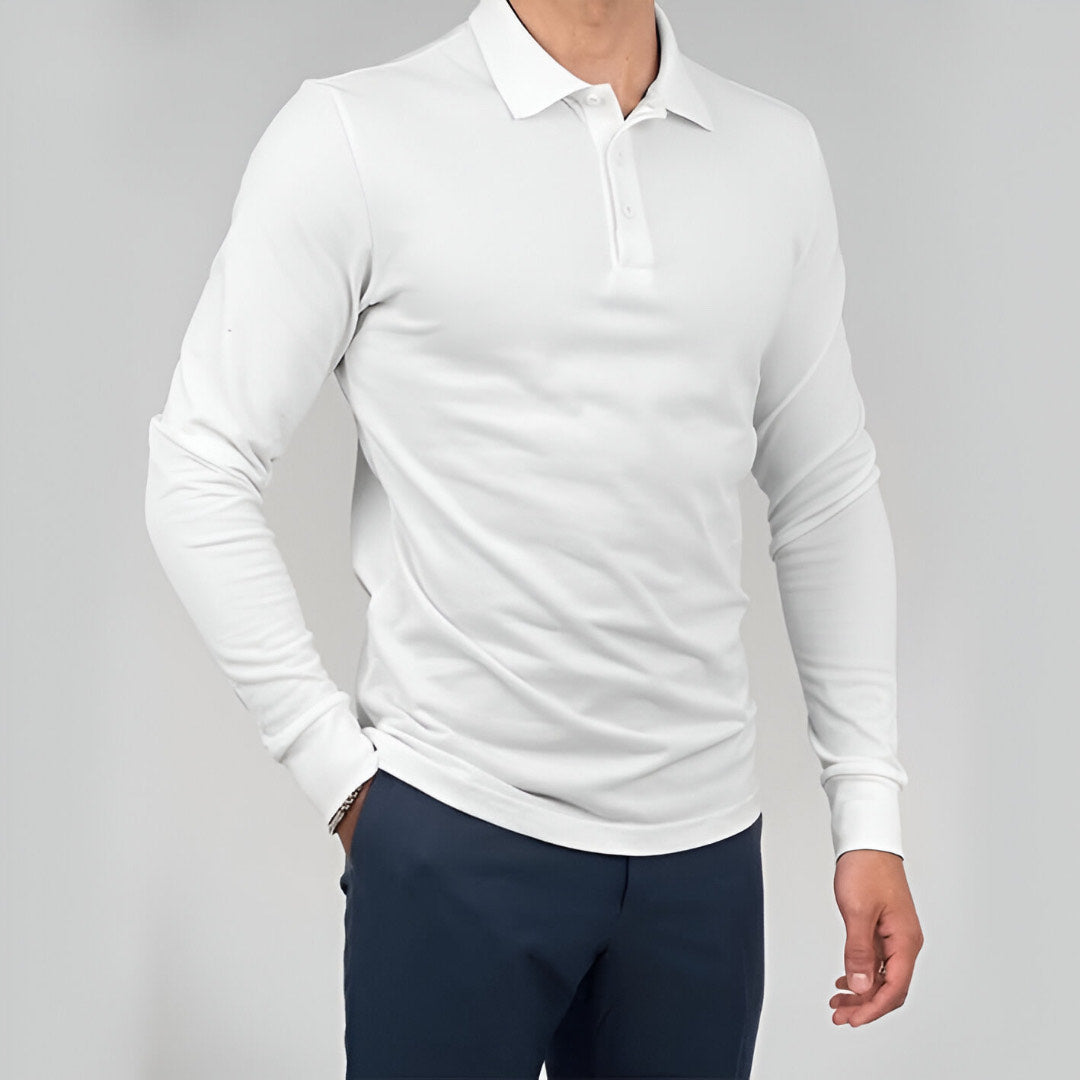 Les polos manches longues لي يمدّوك ستايل وراحة فكل وقت 😎