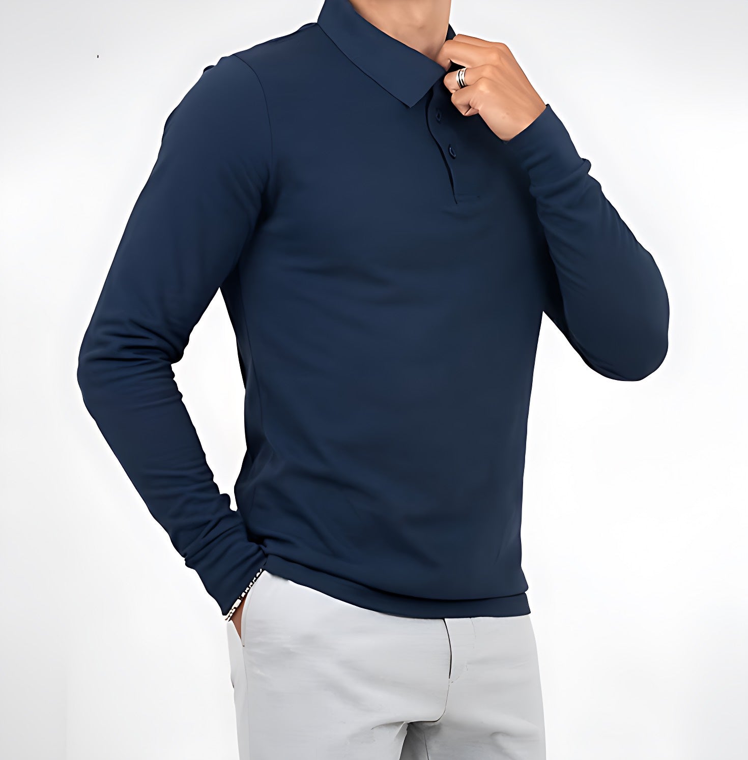 Les polos manches longues لي يمدّوك ستايل وراحة فكل وقت 😎