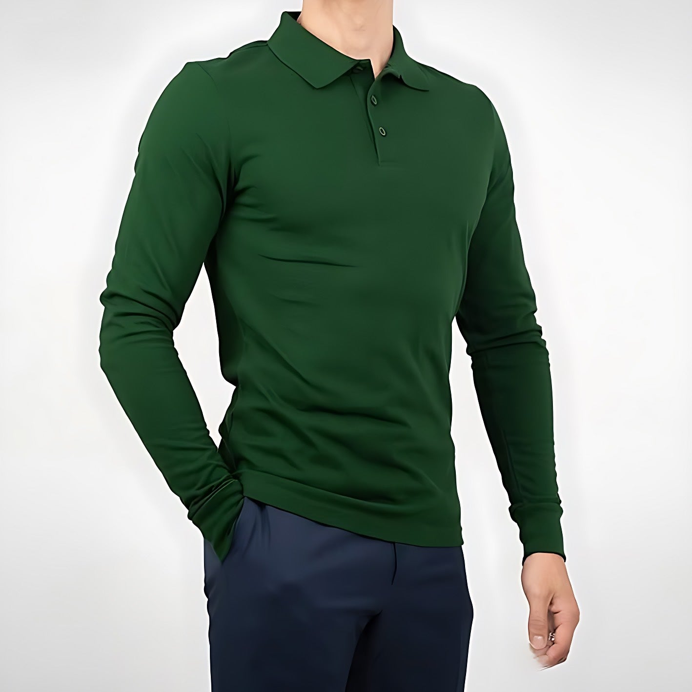 Les polos manches longues لي يمدّوك ستايل وراحة فكل وقت 😎